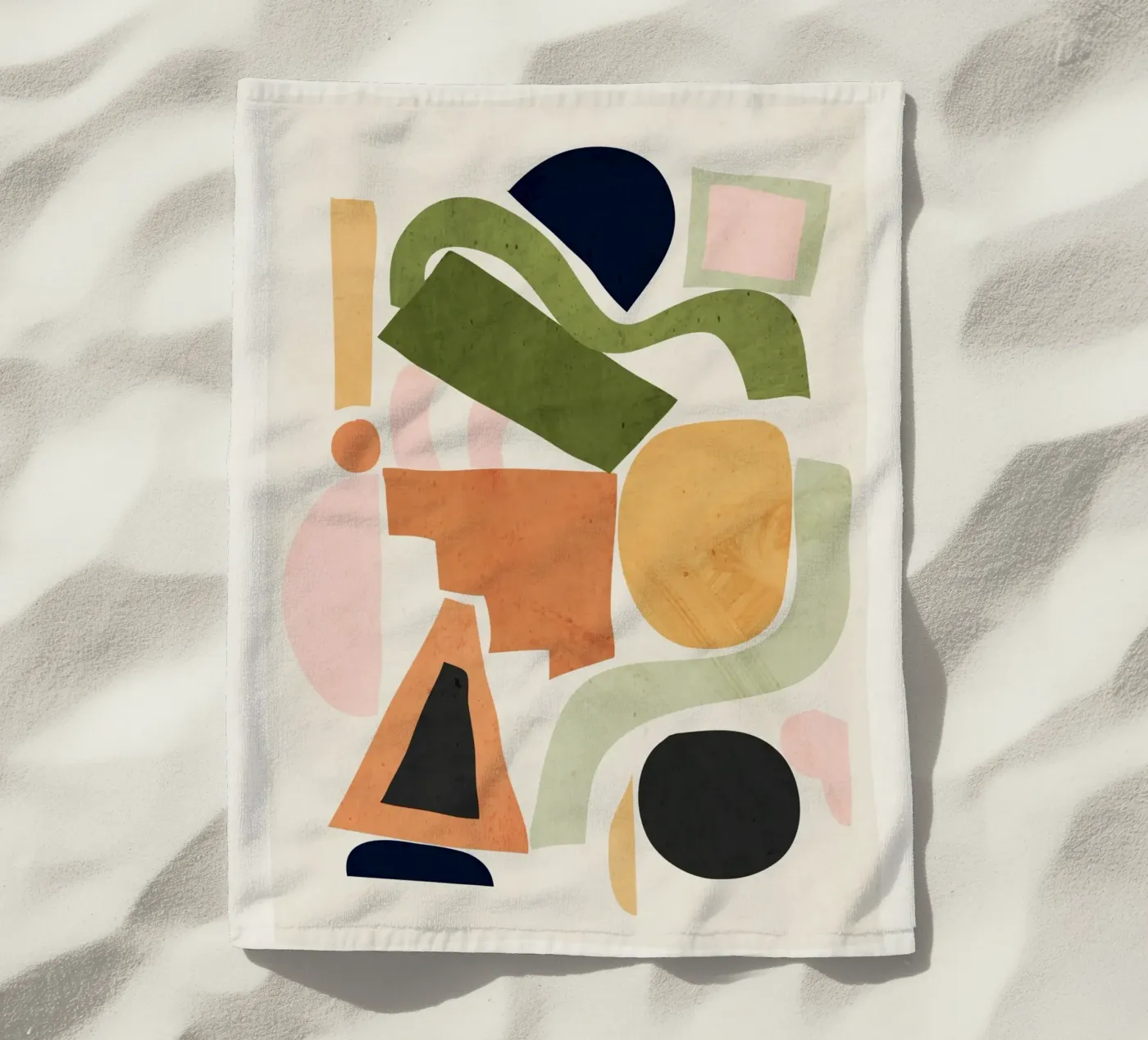 Forme geometriche astratte telo mare da ThingDesign