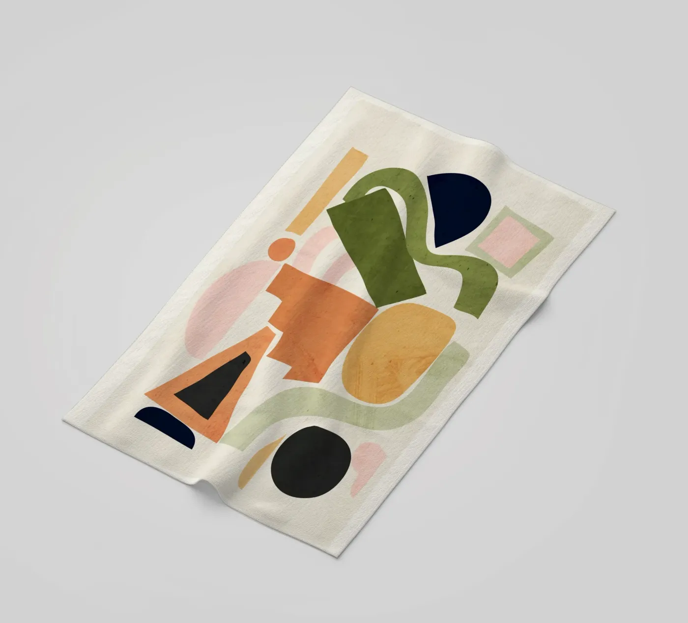 Forme geometriche astratte telo mare da ThingDesign