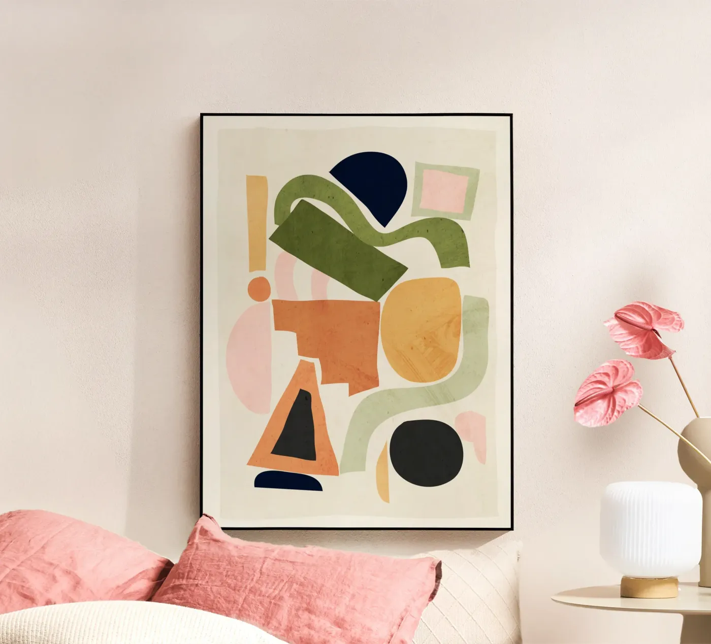 Geometric Abstract Forms Acryl-Glas von ThingDesign