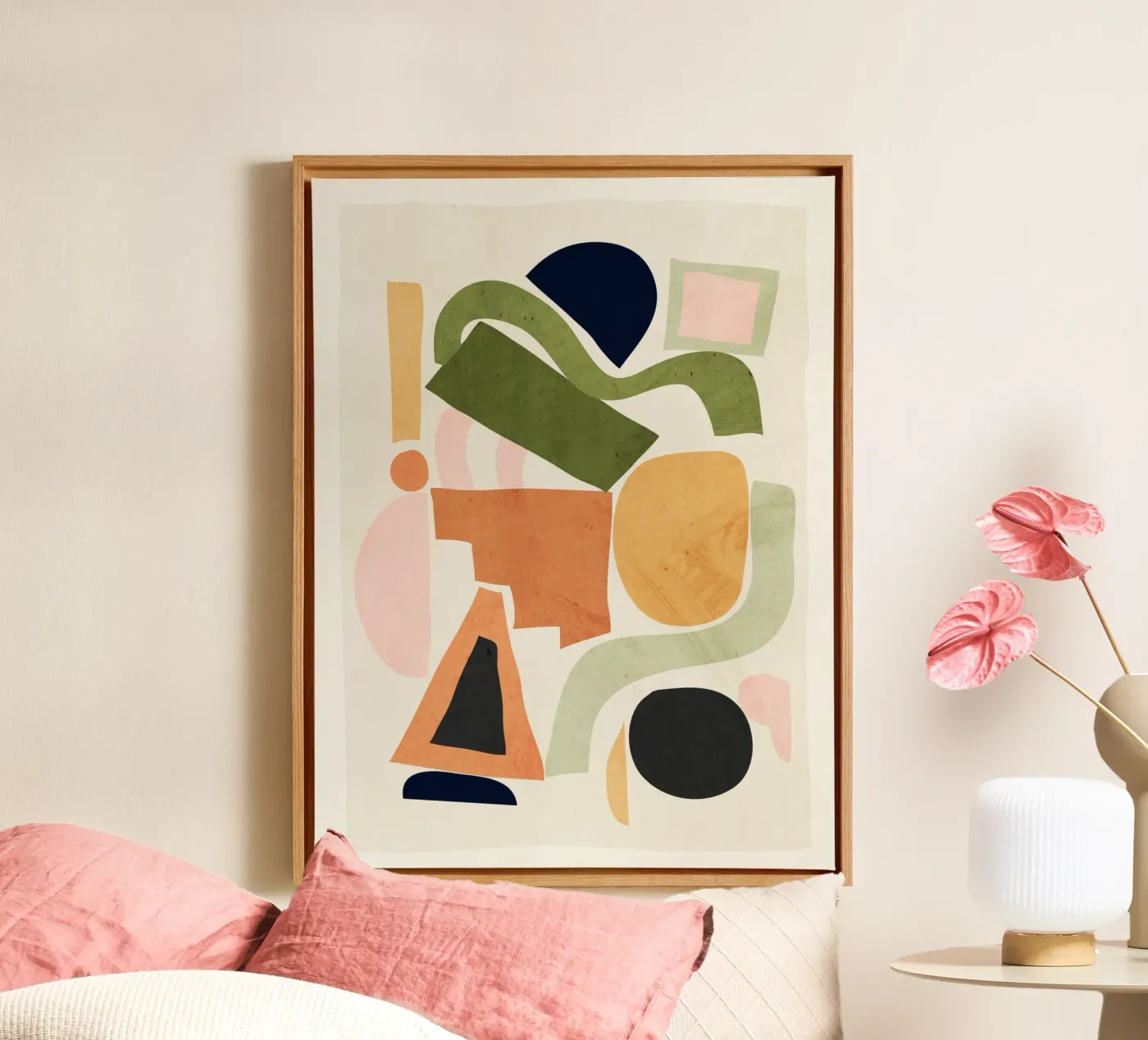 Forme geometriche astratte tela da ThingDesign