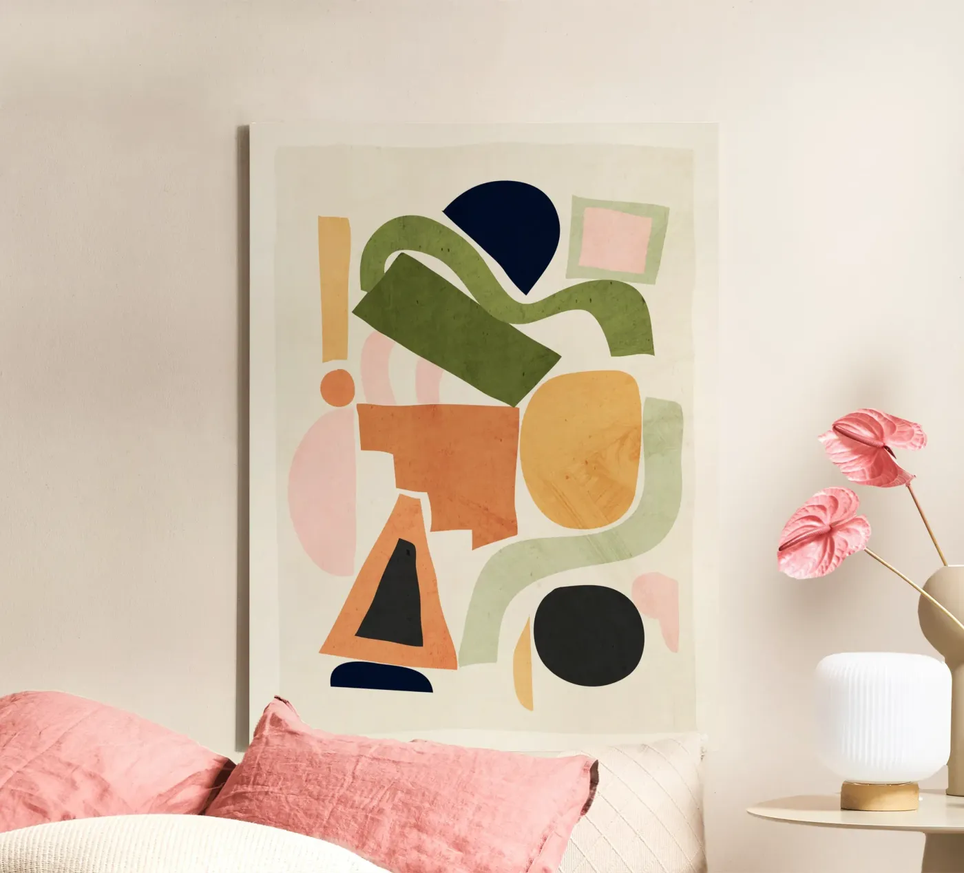 Forme geometriche astratte tela da ThingDesign