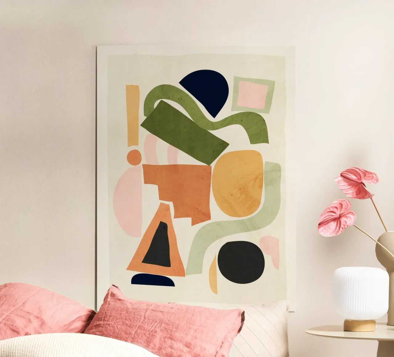 Geometric Abstract Forms poster by ThingDesign