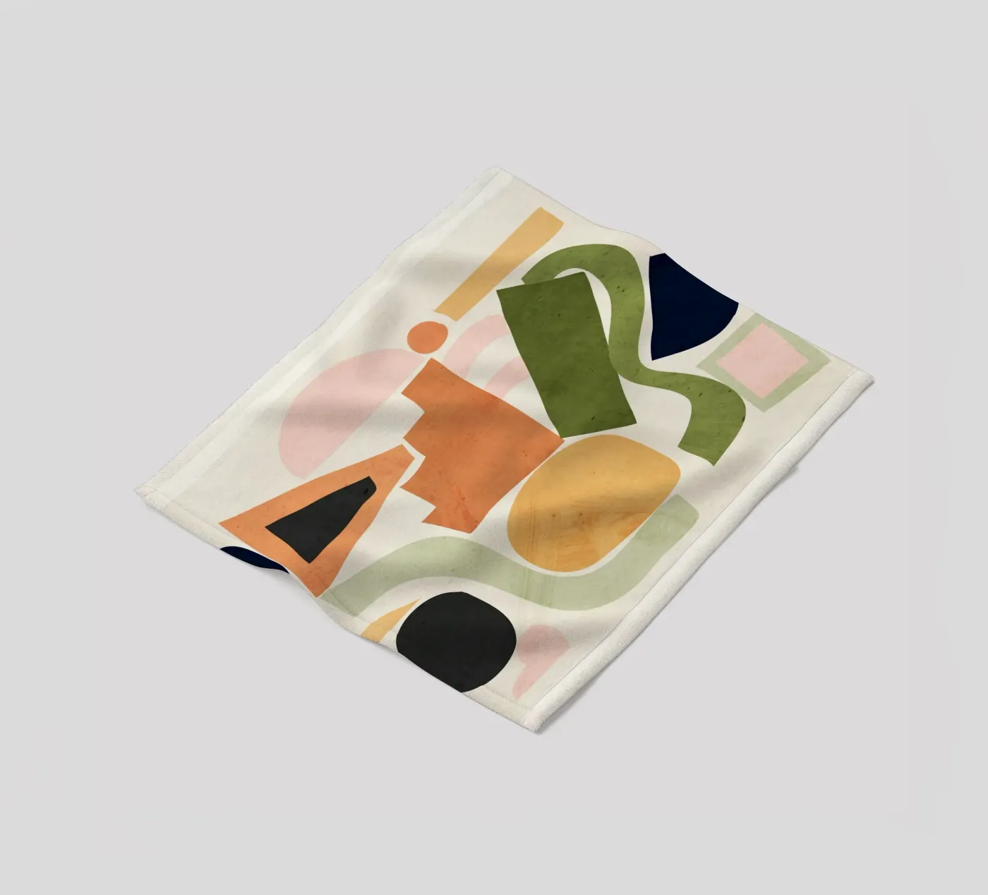 Geometric Abstract Forms fleecedeken van ThingDesign