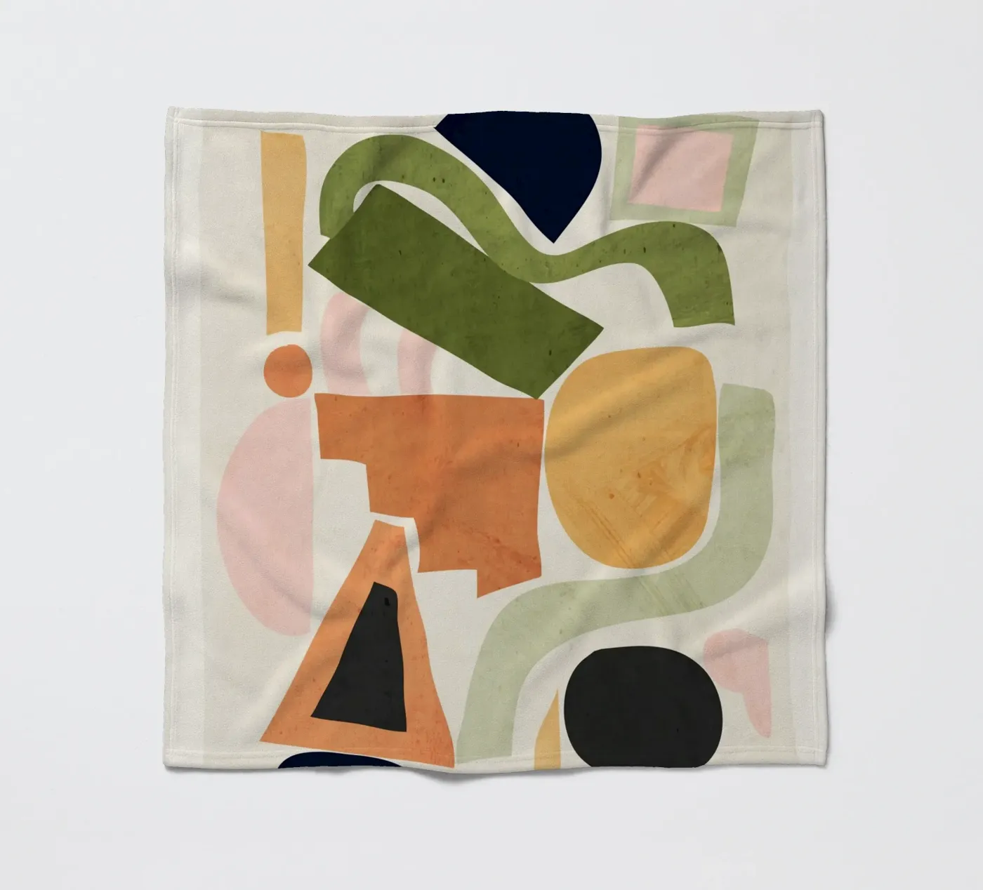 Geometric Abstract Forms fleecedeken van ThingDesign