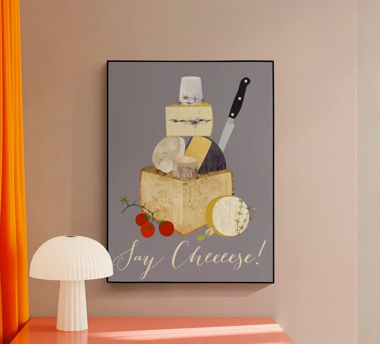 Dite "cheese" plexiglass da Taika Tori Art