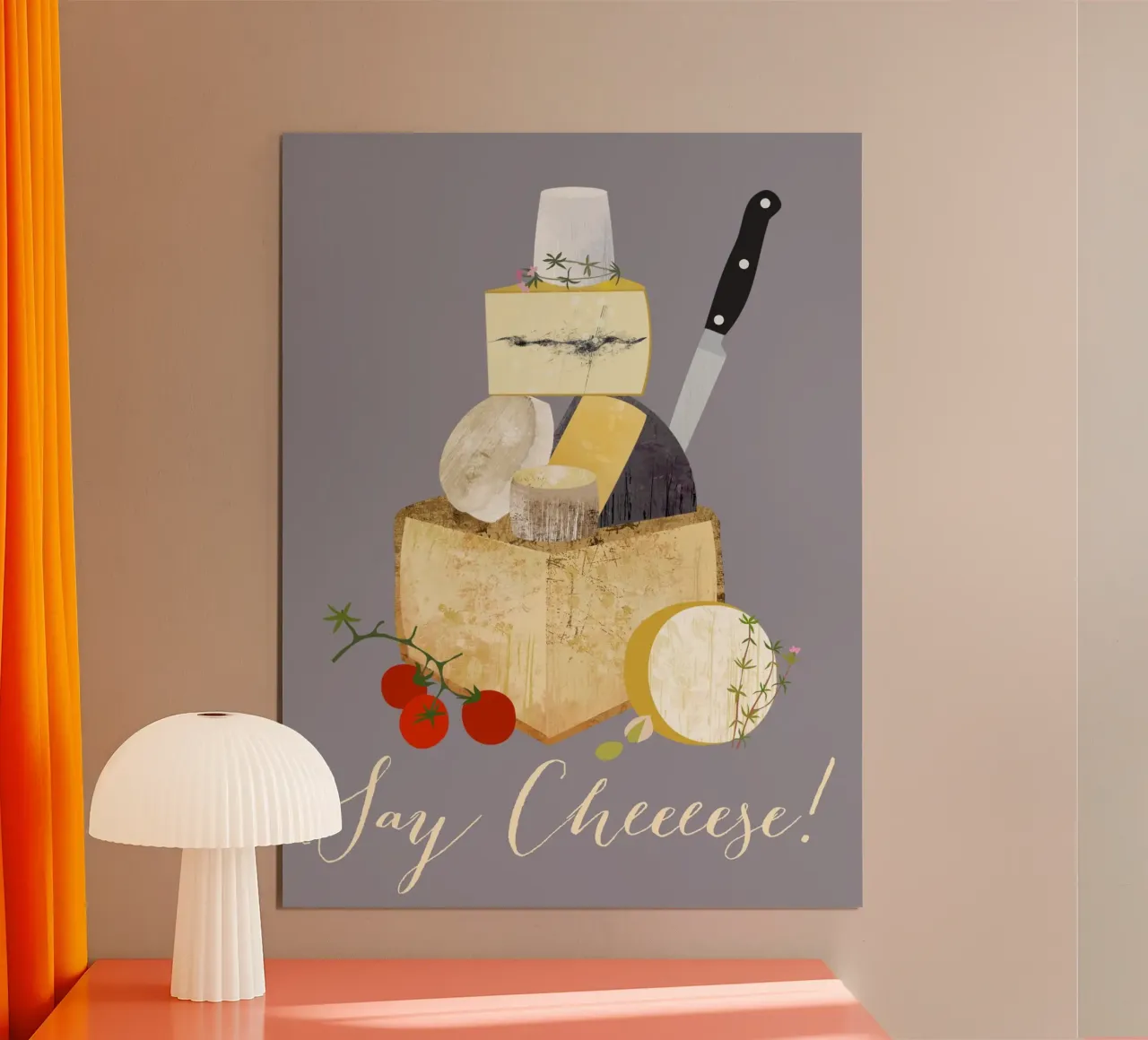 Say cheese poster da Taika Tori Art