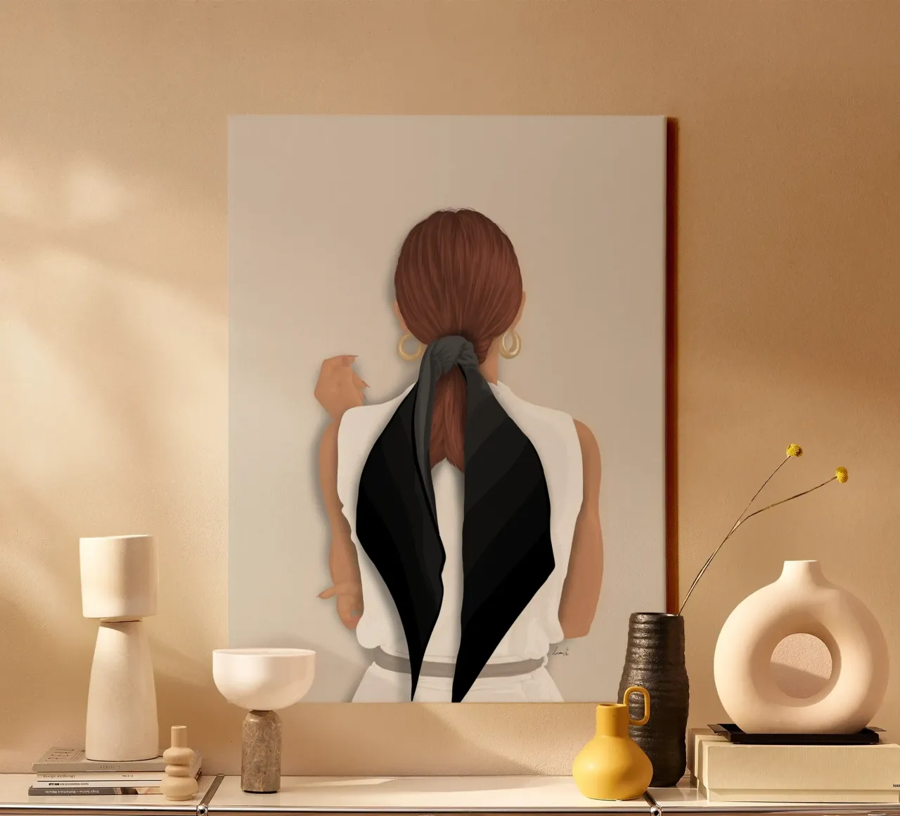 Chic Elegance canvas by Draw by Lisa