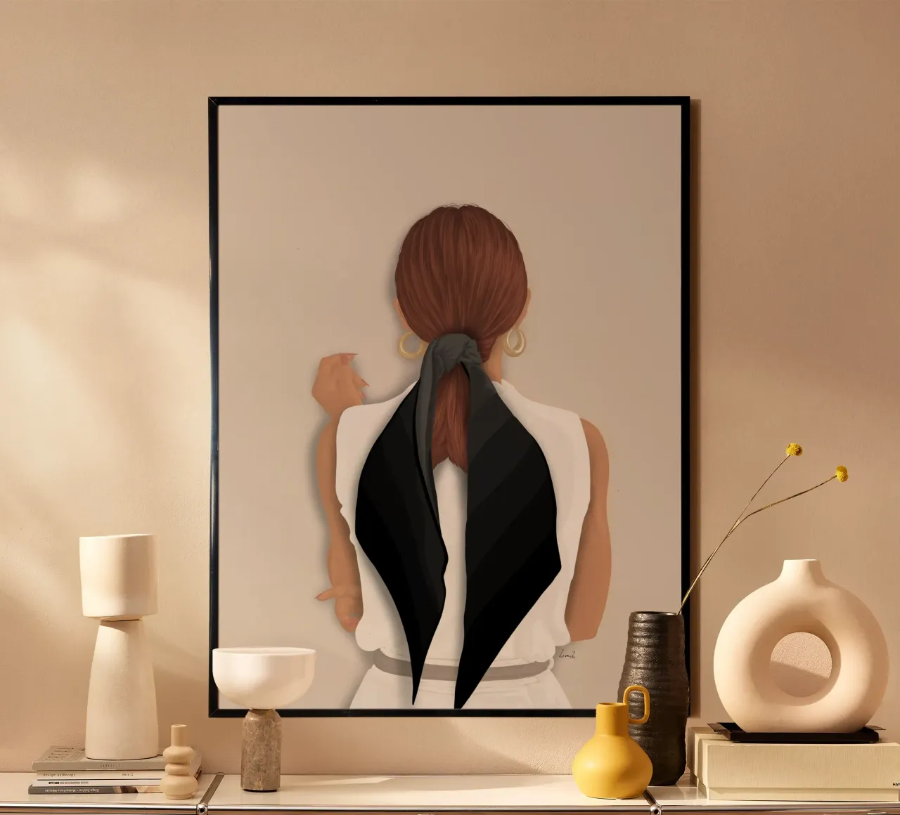 Chic Elegance poster by Draw by Lisa