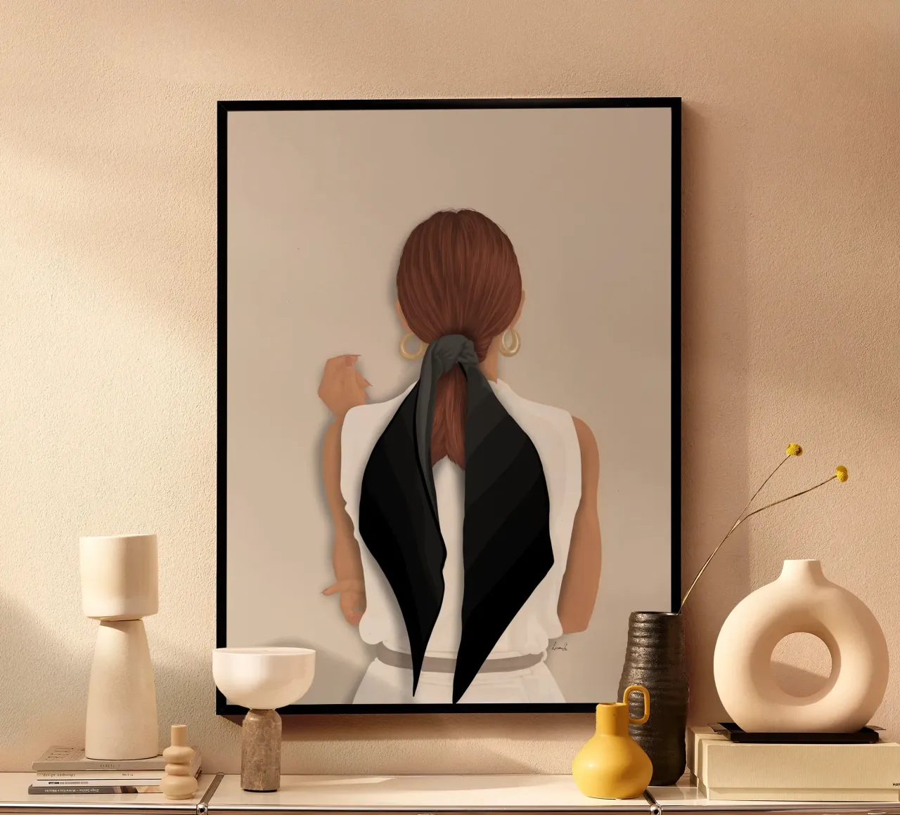 Chic Elegance poster by Draw by Lisa