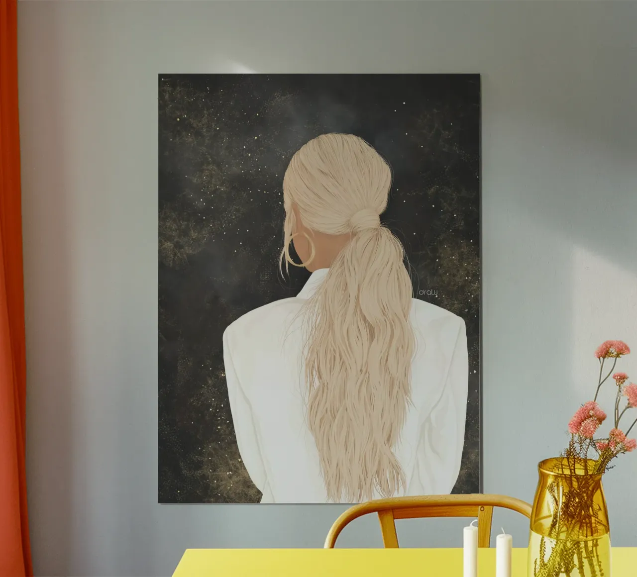 Baas babe poster van Draw by Lisa