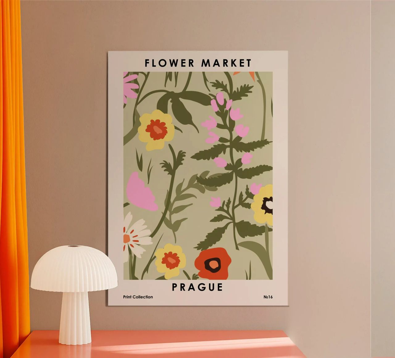 Flower Market Prague forex plate by NKTN Design