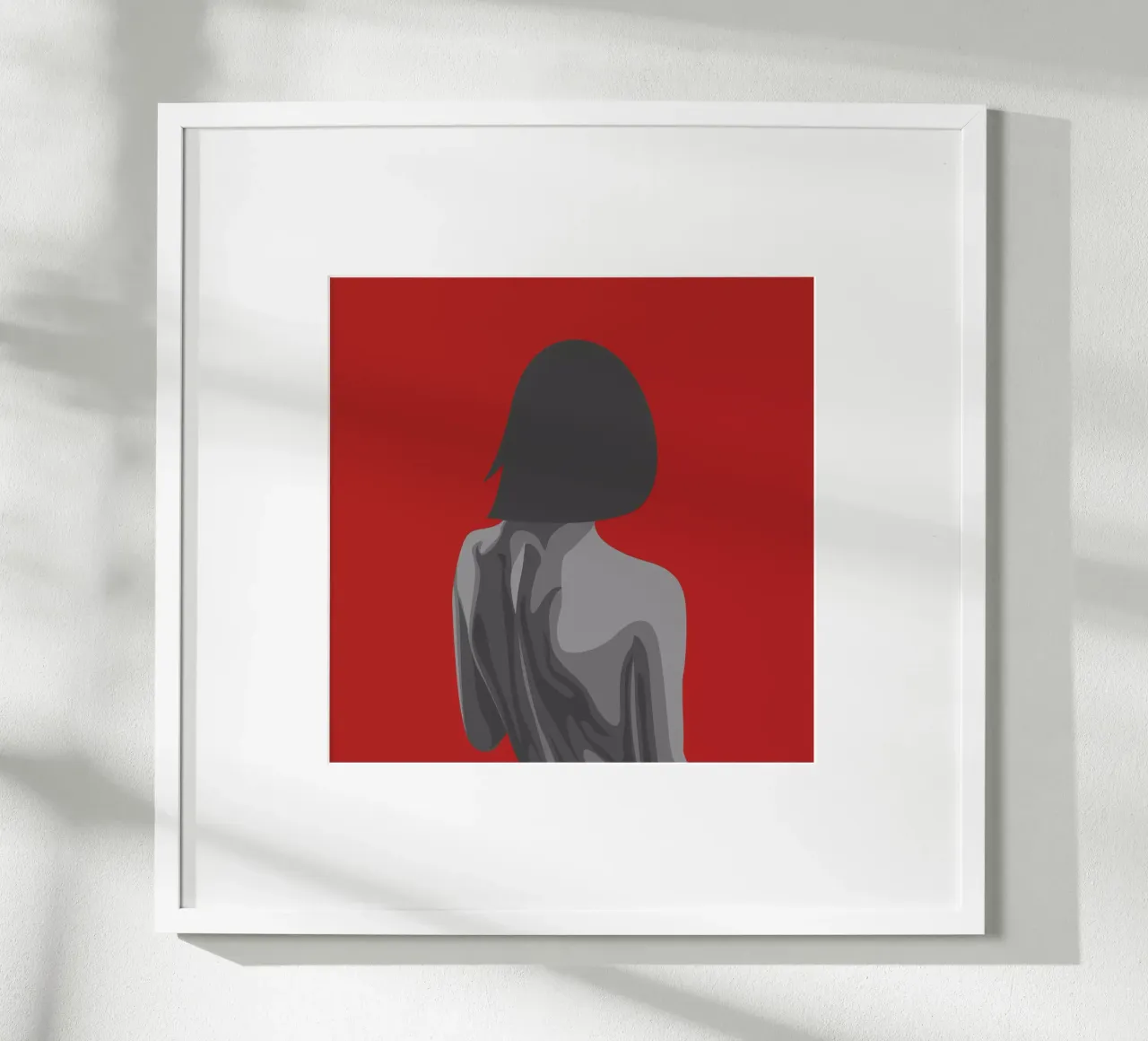 Lonely heat - 2019 poster with wooden frame by curve_tamer