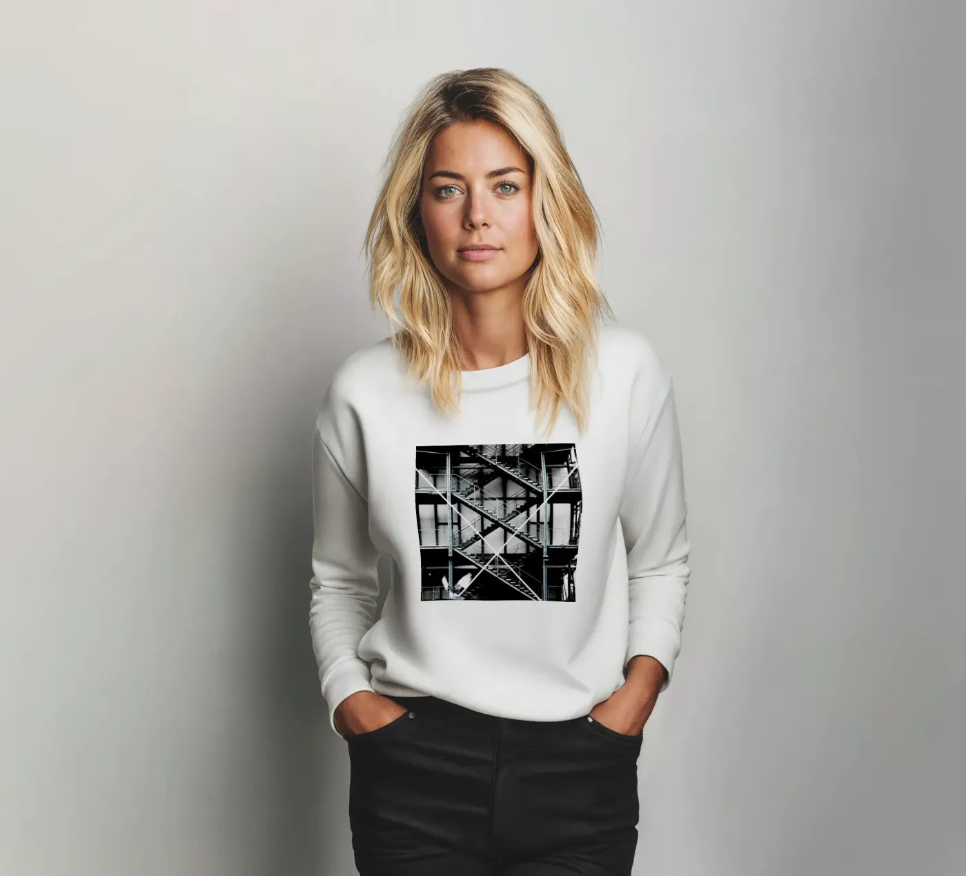 Gray sweatshirt by Sophie Etchart
