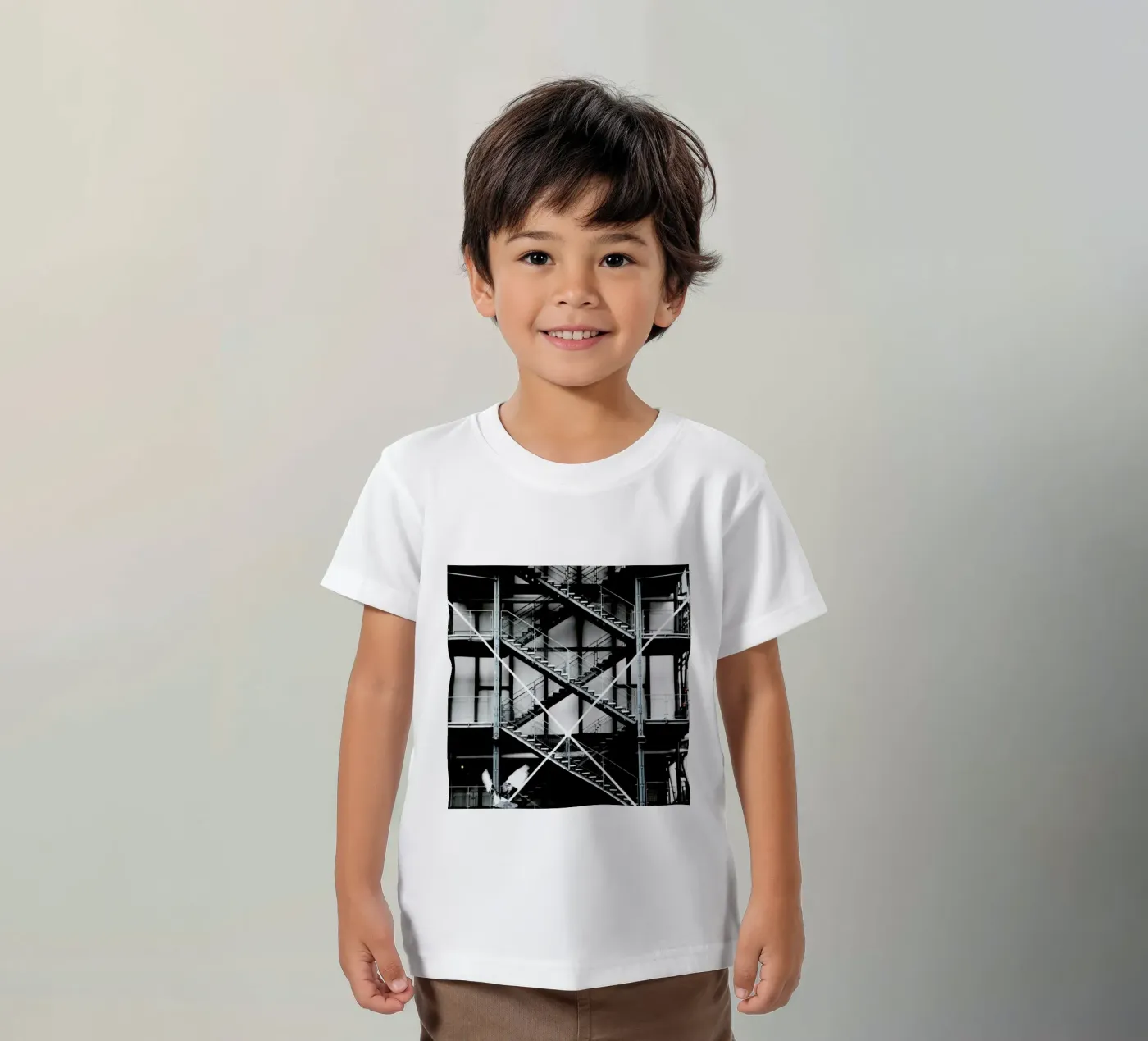 Gray Kinder T-Shirt von Sophie Etchart