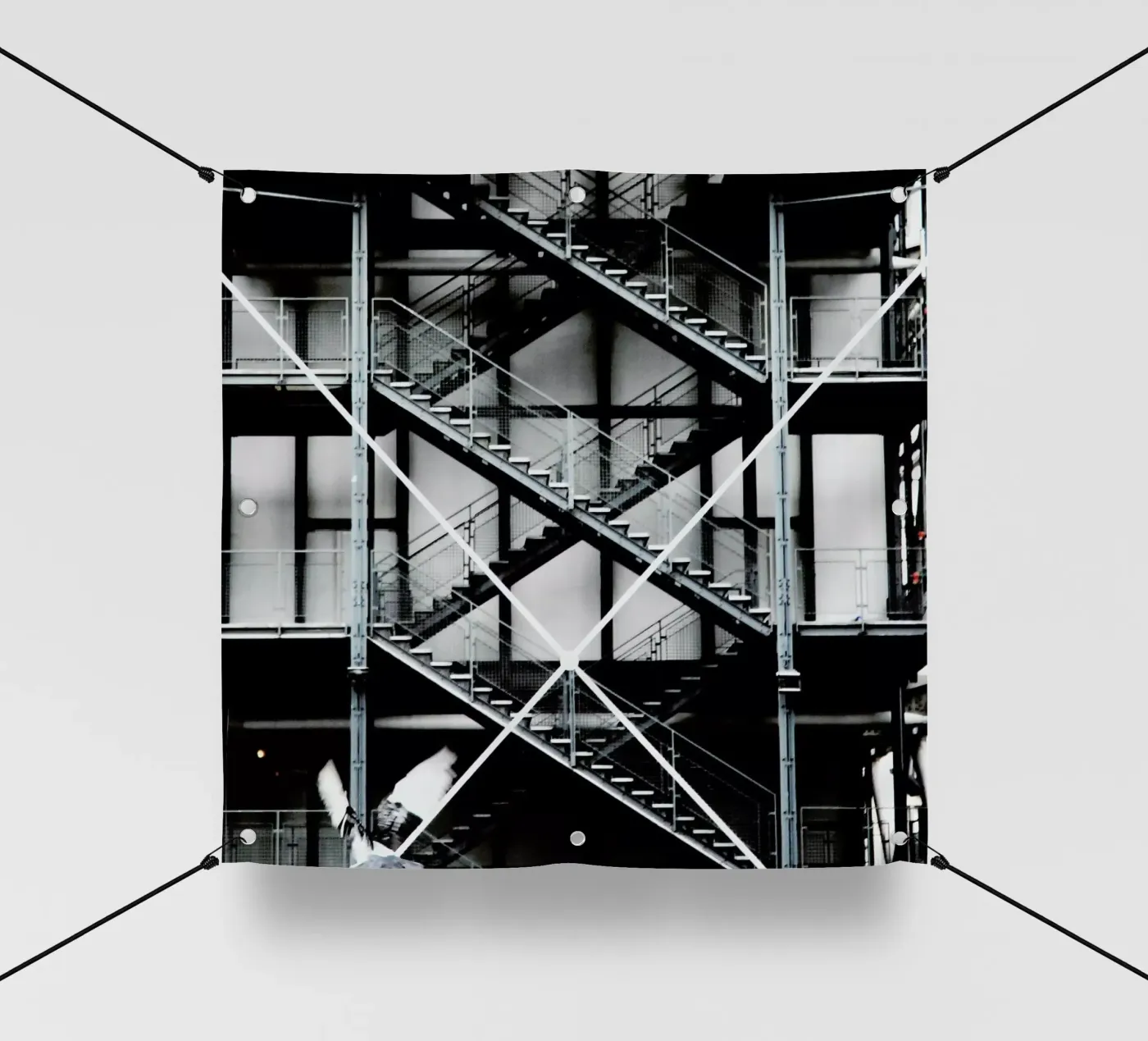 Gray telo in pvc da Sophie Etchart