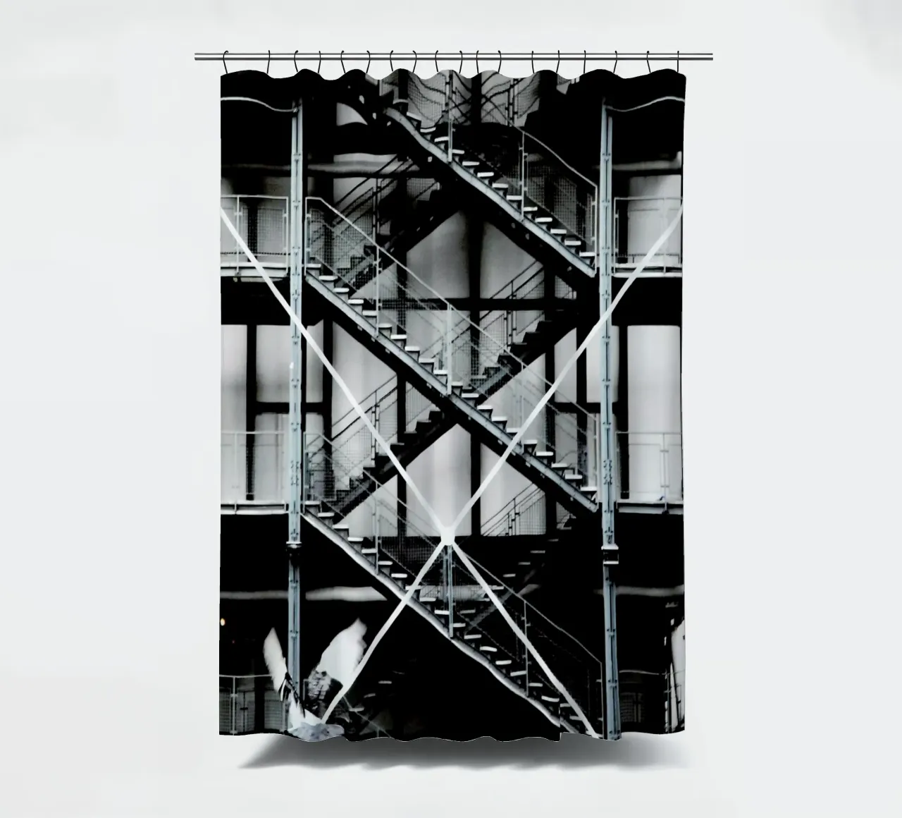 Gray Duschvorhang von Sophie Etchart