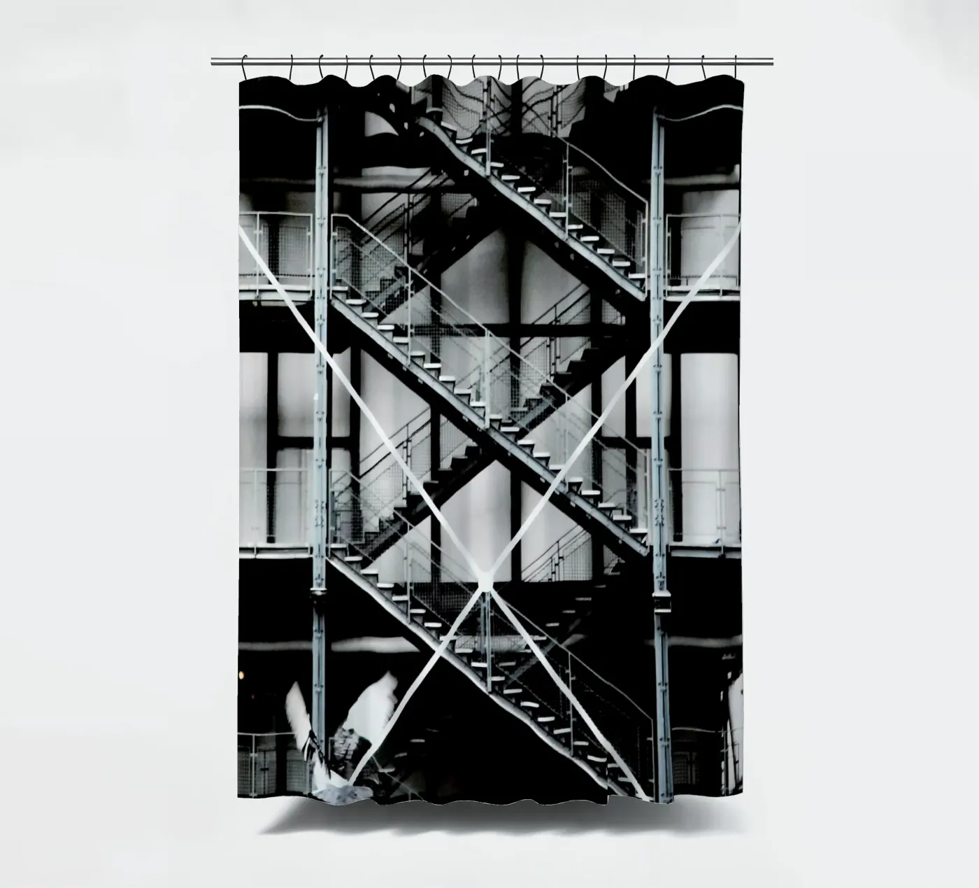 Gray Duschvorhang von Sophie Etchart