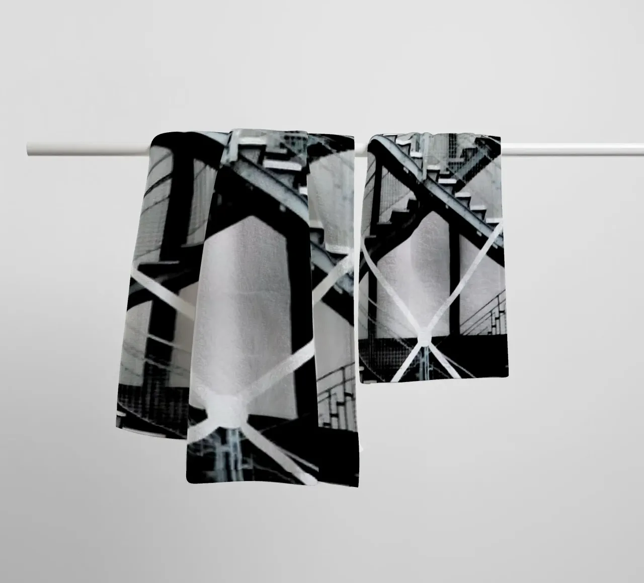 Gray asciugamano da bagno da Sophie Etchart