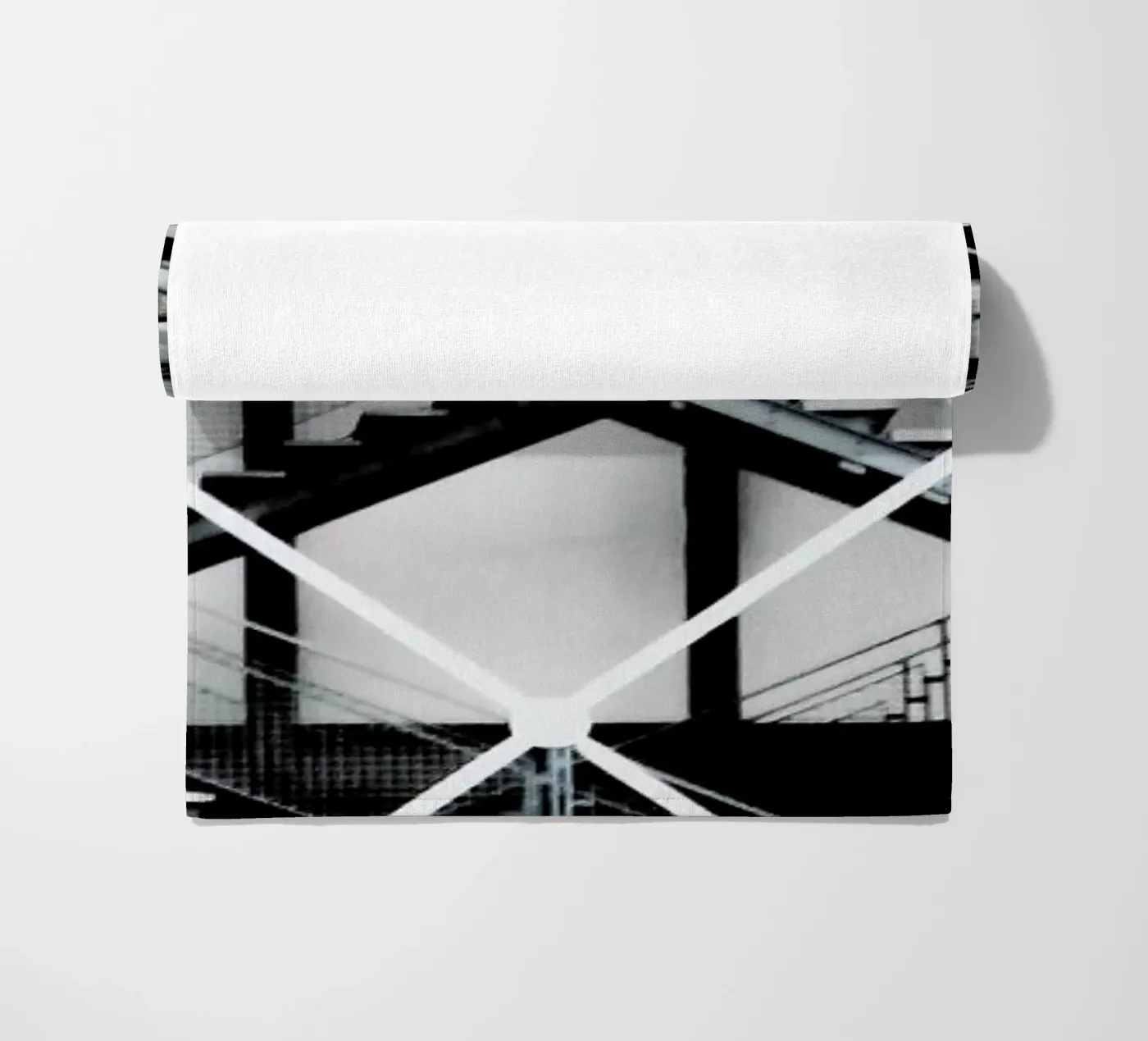 Gray beach towel by Sophie Etchart