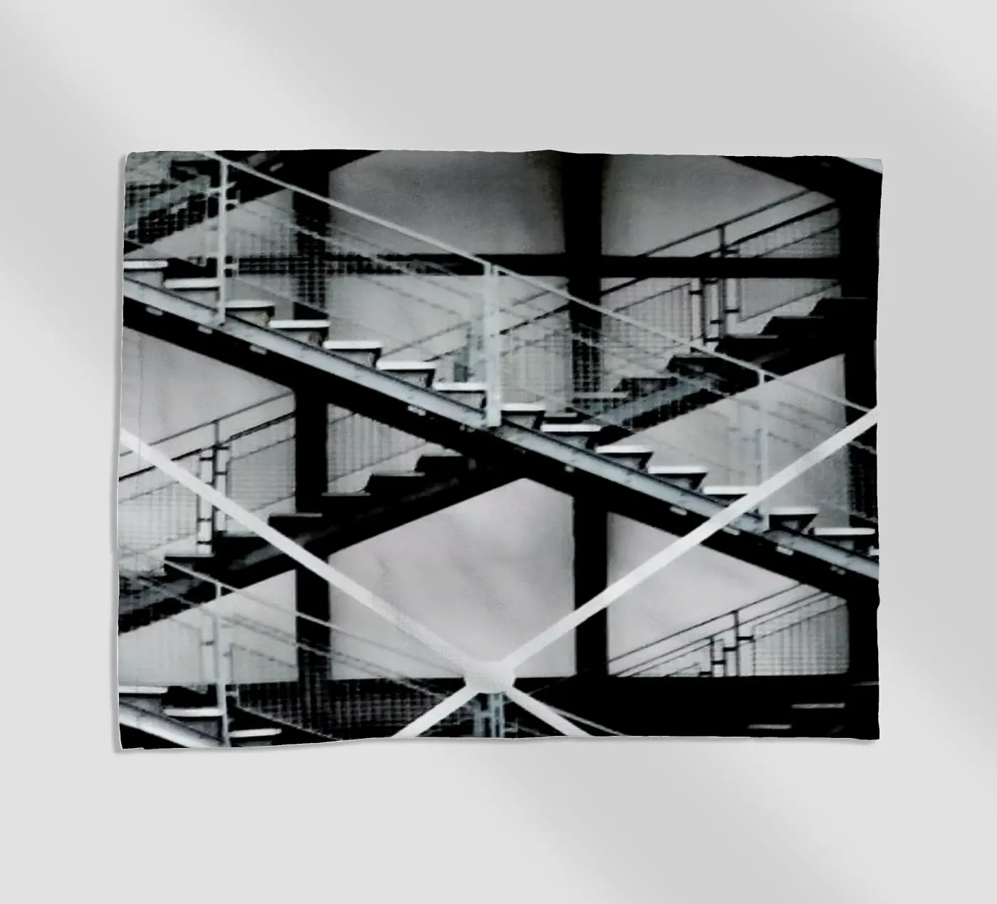 Gray beach towel by Sophie Etchart