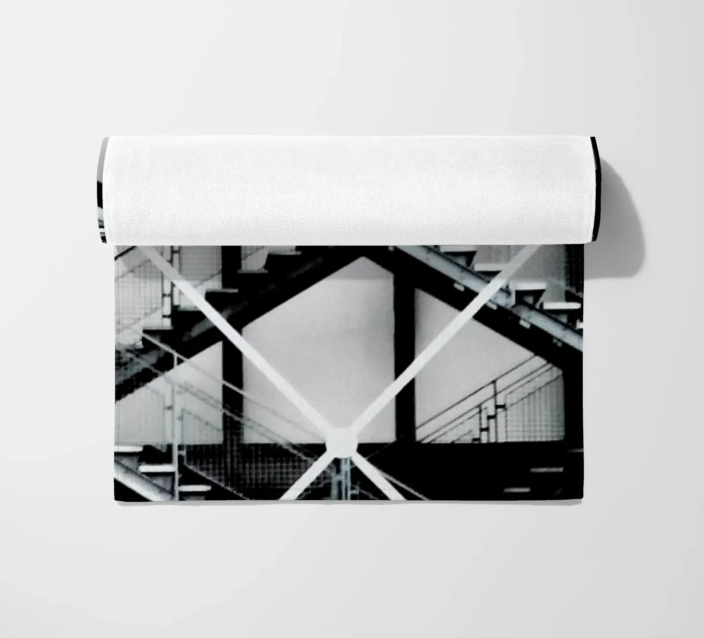 Gray beach towel by Sophie Etchart