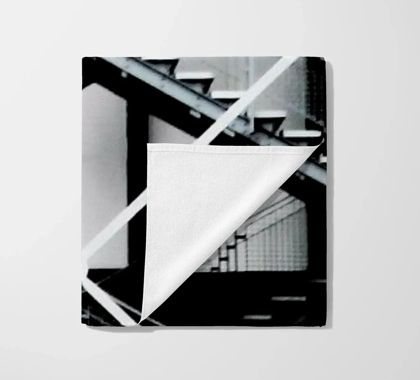 Gray beach towel by Sophie Etchart