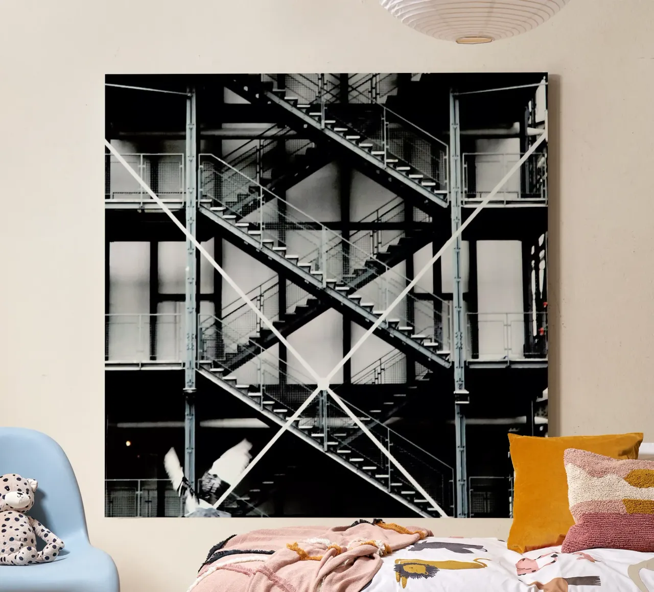 Gray canvas by Sophie Etchart