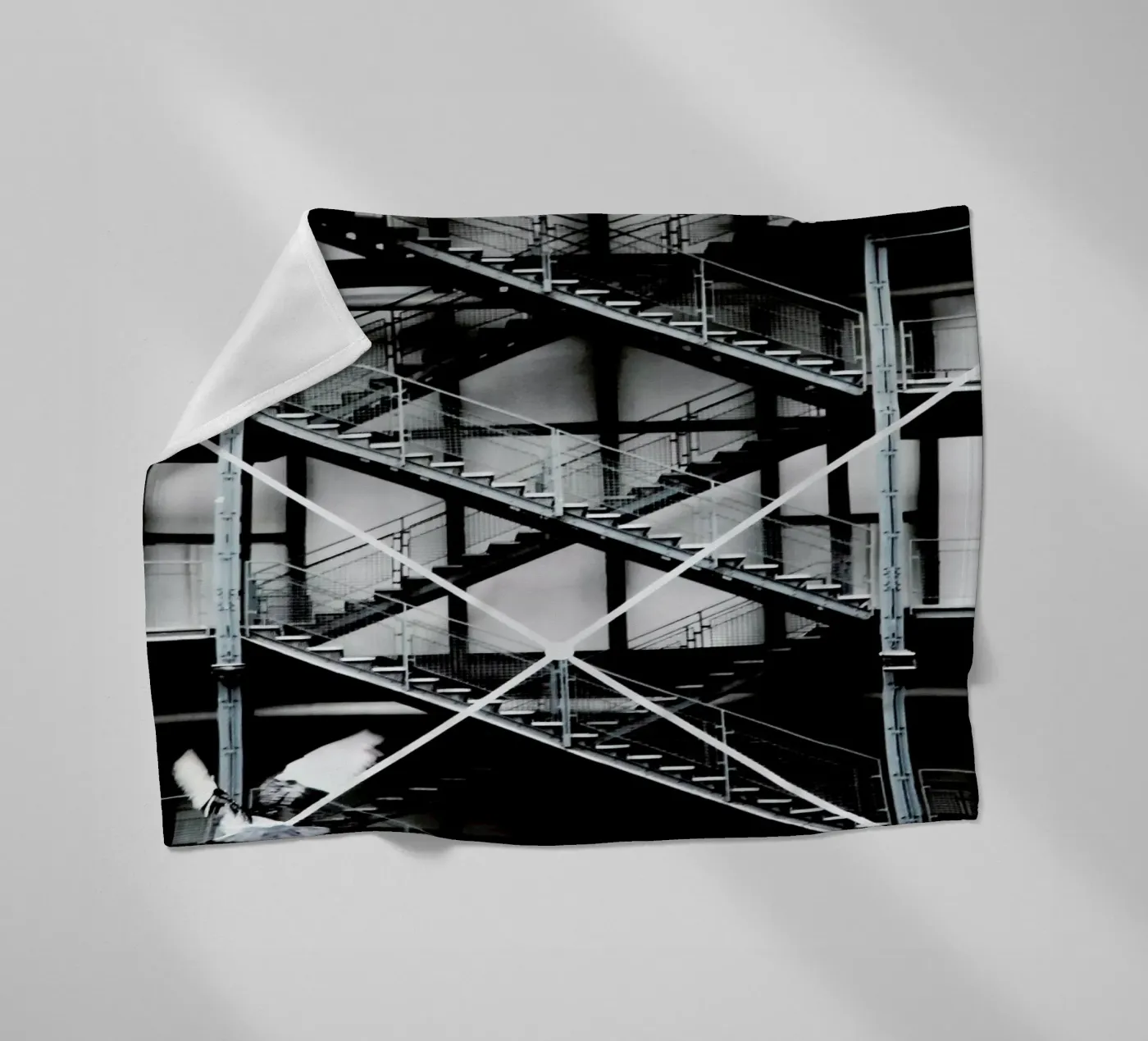 Gray Fleecedecke von Sophie Etchart