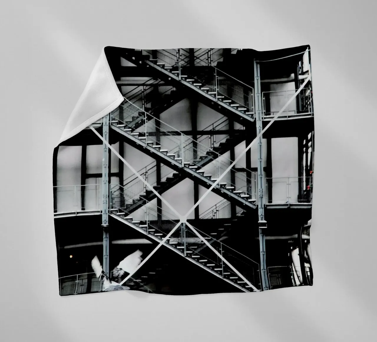 Gray fleecedeken van Sophie Etchart