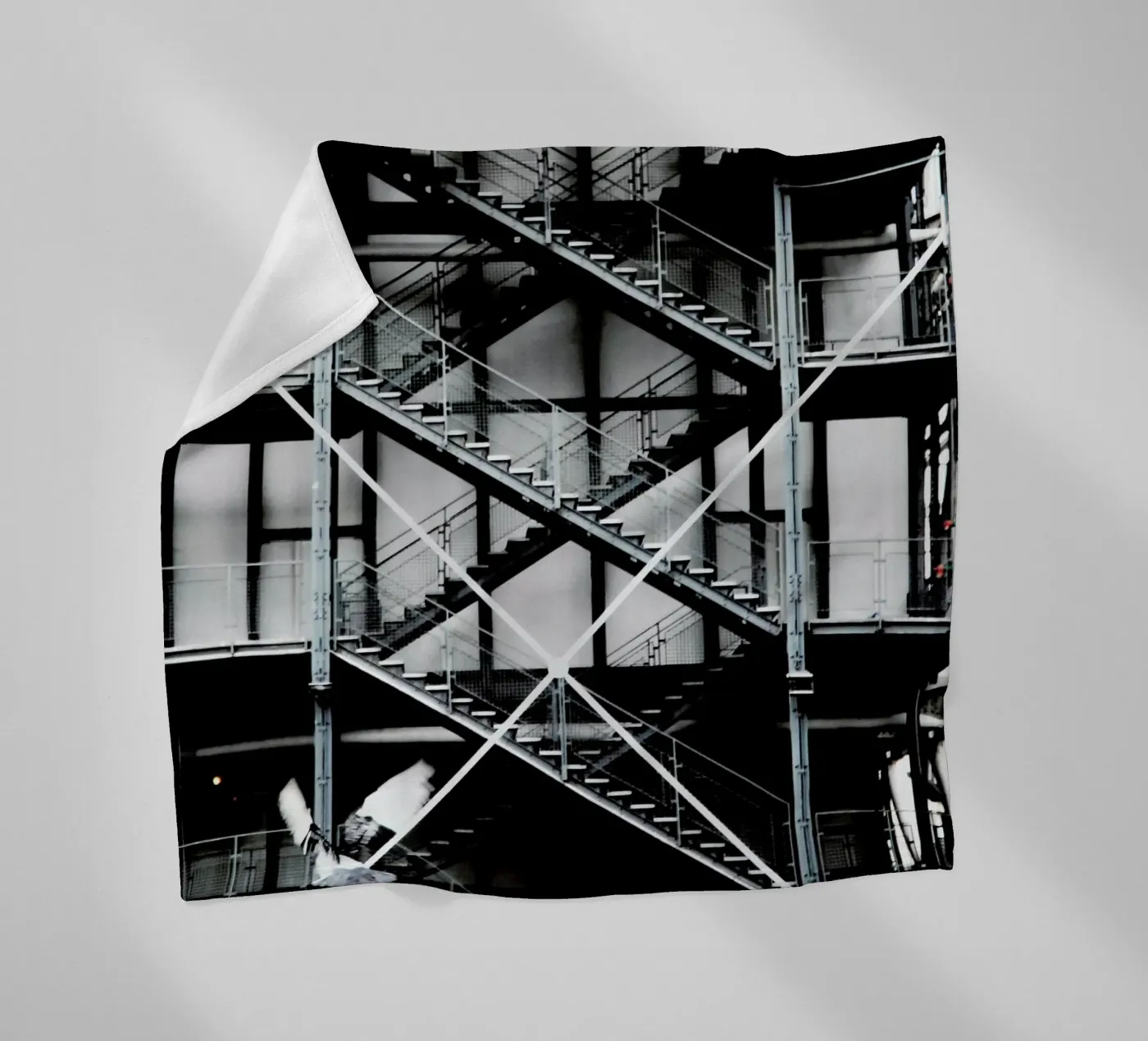 Gray Fleecedecke von Sophie Etchart