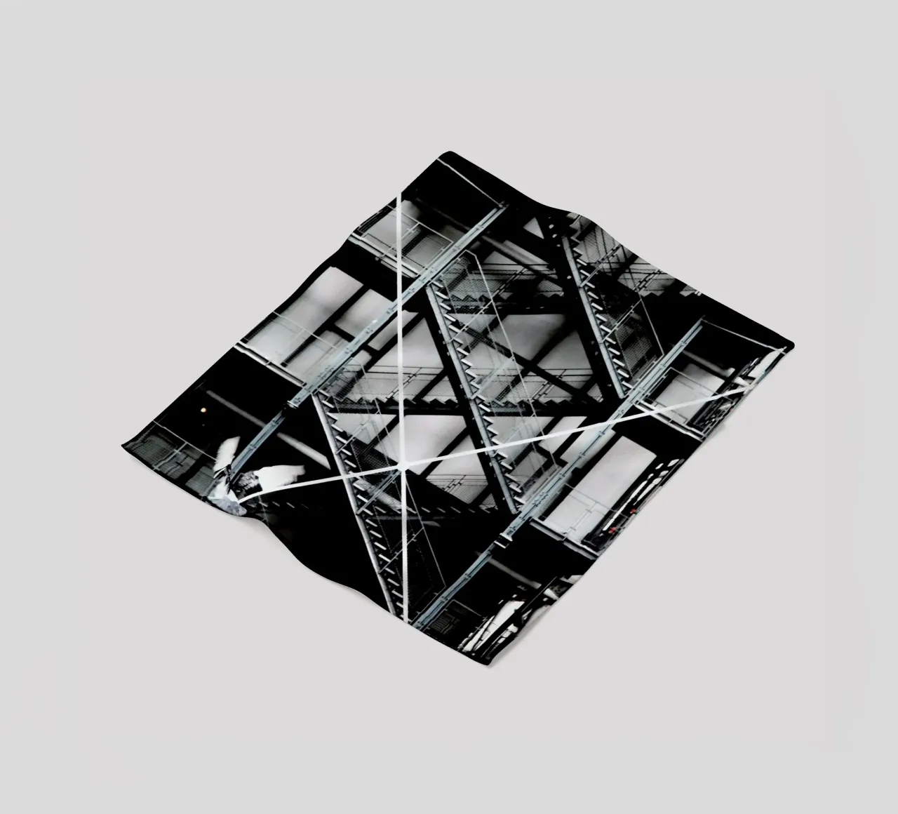 Gray fleecedeken van Sophie Etchart