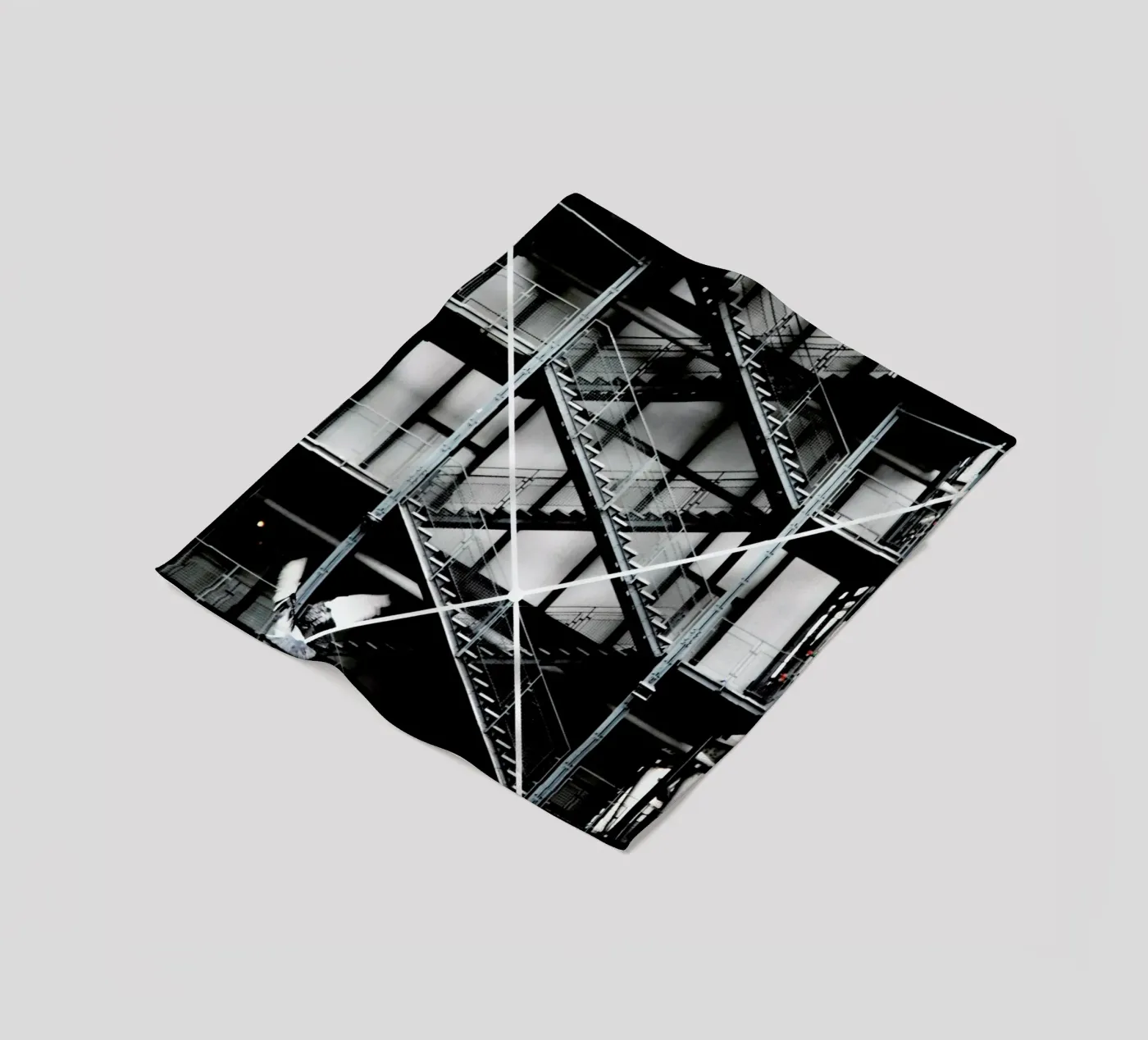Gray plaid polaire de Sophie Etchart