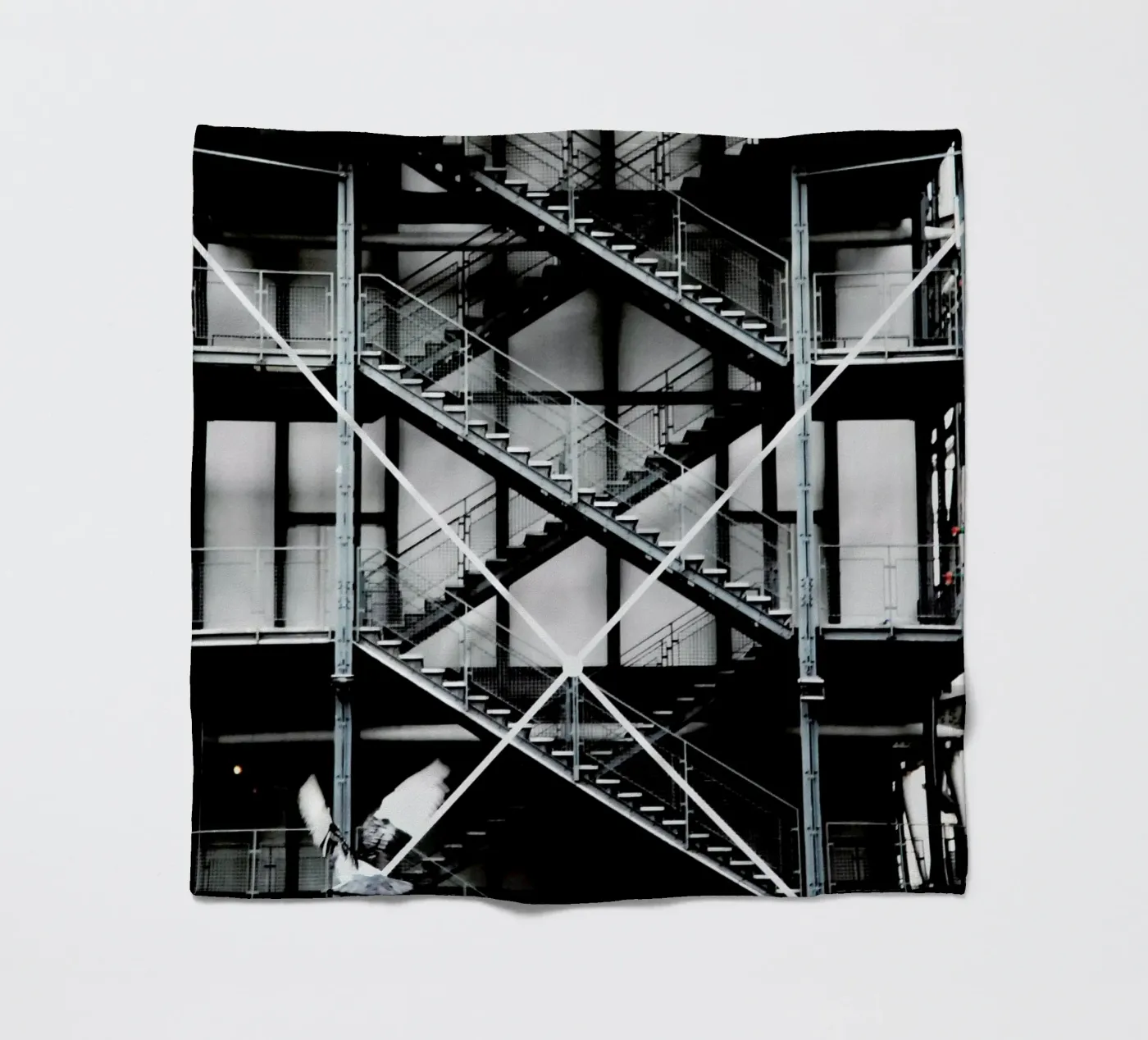Gray plaid polaire de Sophie Etchart