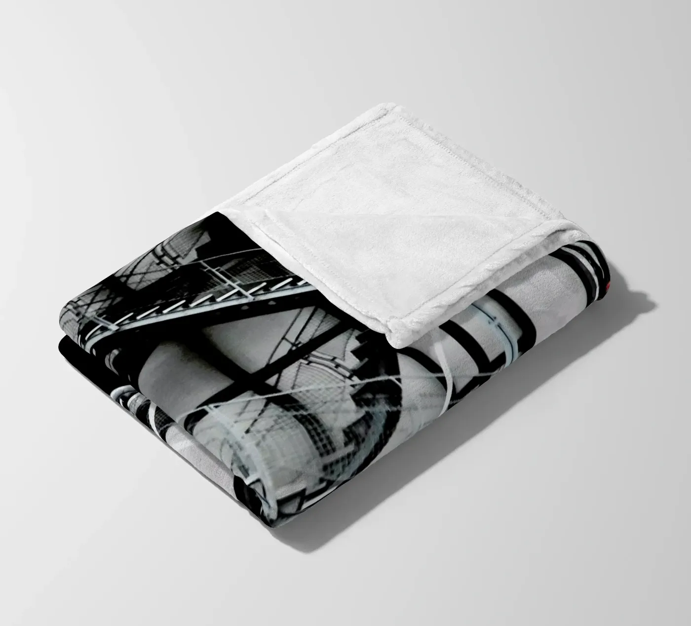 Gray plaid polaire de Sophie Etchart