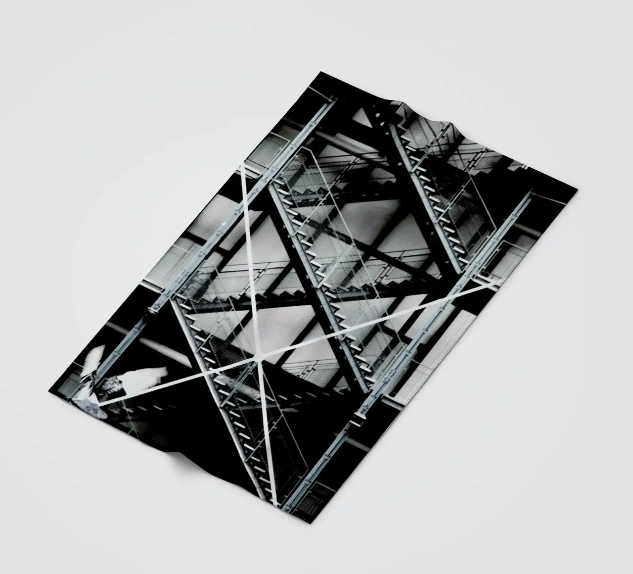 Gray fleecedeken van Sophie Etchart