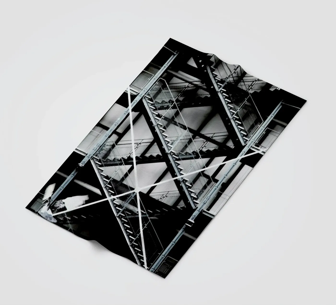 Gray Fleecedecke von Sophie Etchart