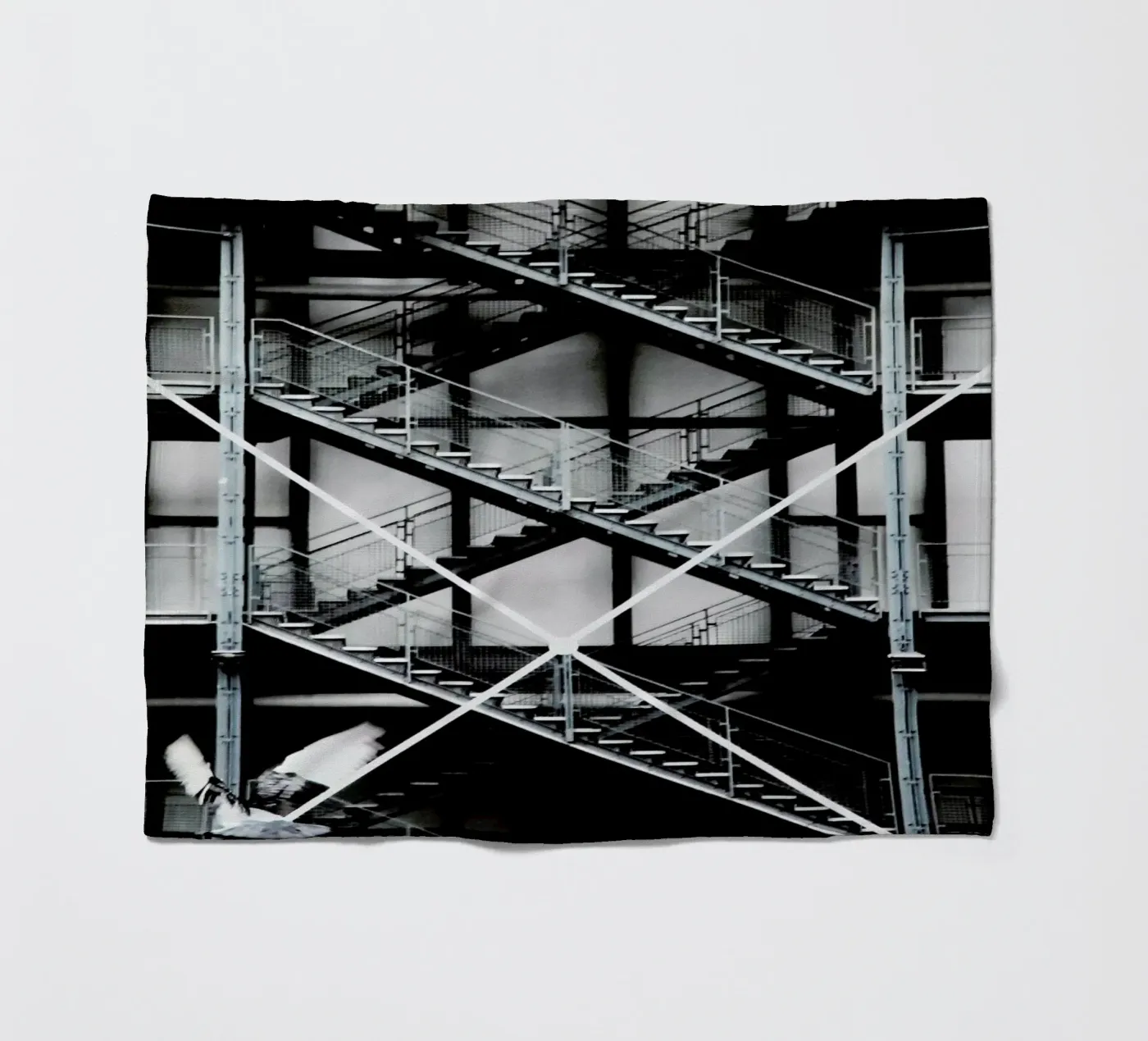 Gray Fleecedecke von Sophie Etchart