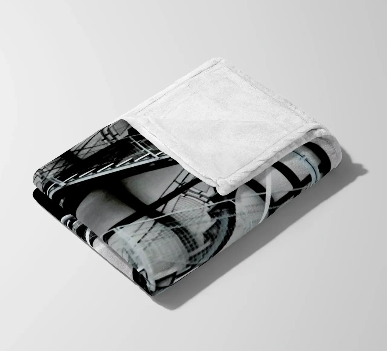 Gray fleecedeken van Sophie Etchart