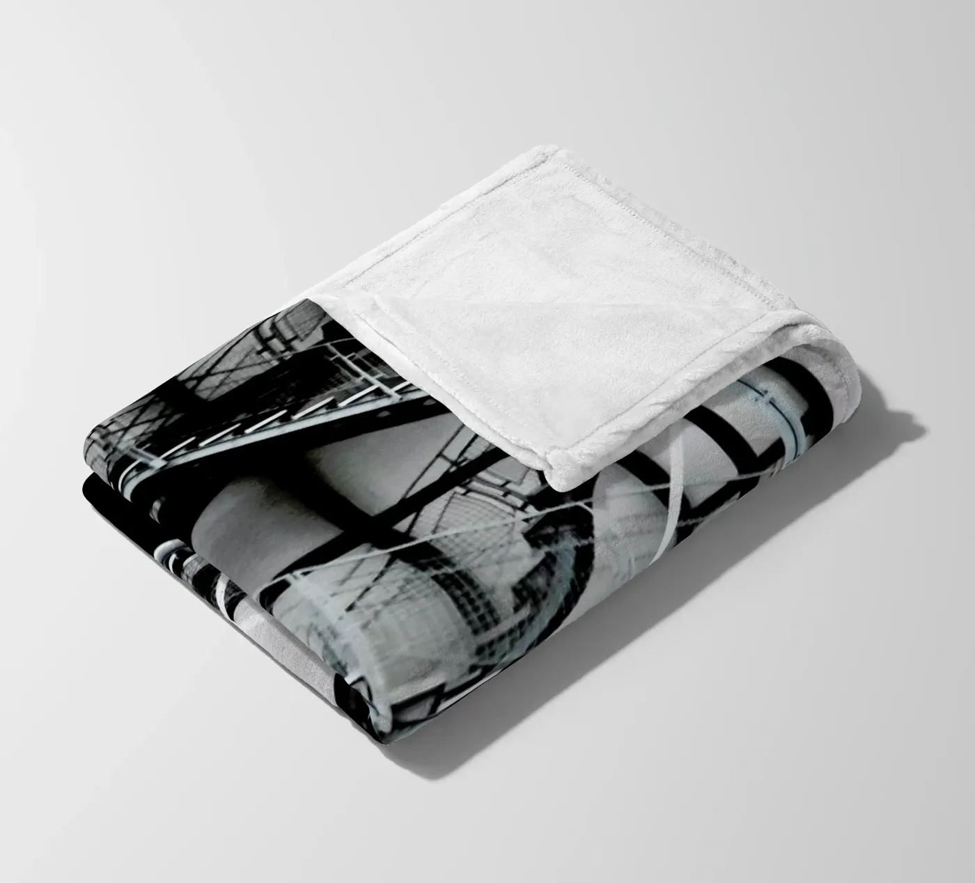 Gray plaid polaire de Sophie Etchart