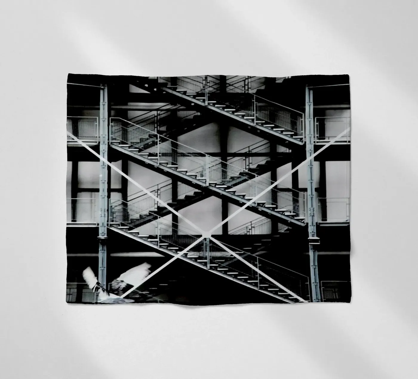 Gray Fleecedecke von Sophie Etchart