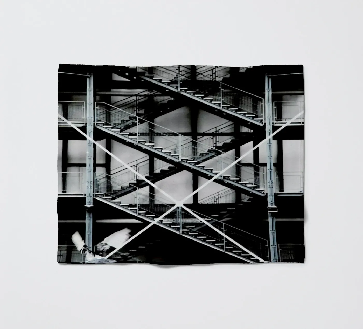 Gray plaid polaire de Sophie Etchart