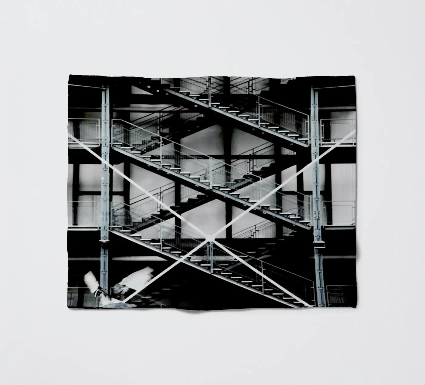 Gray Fleecedecke von Sophie Etchart