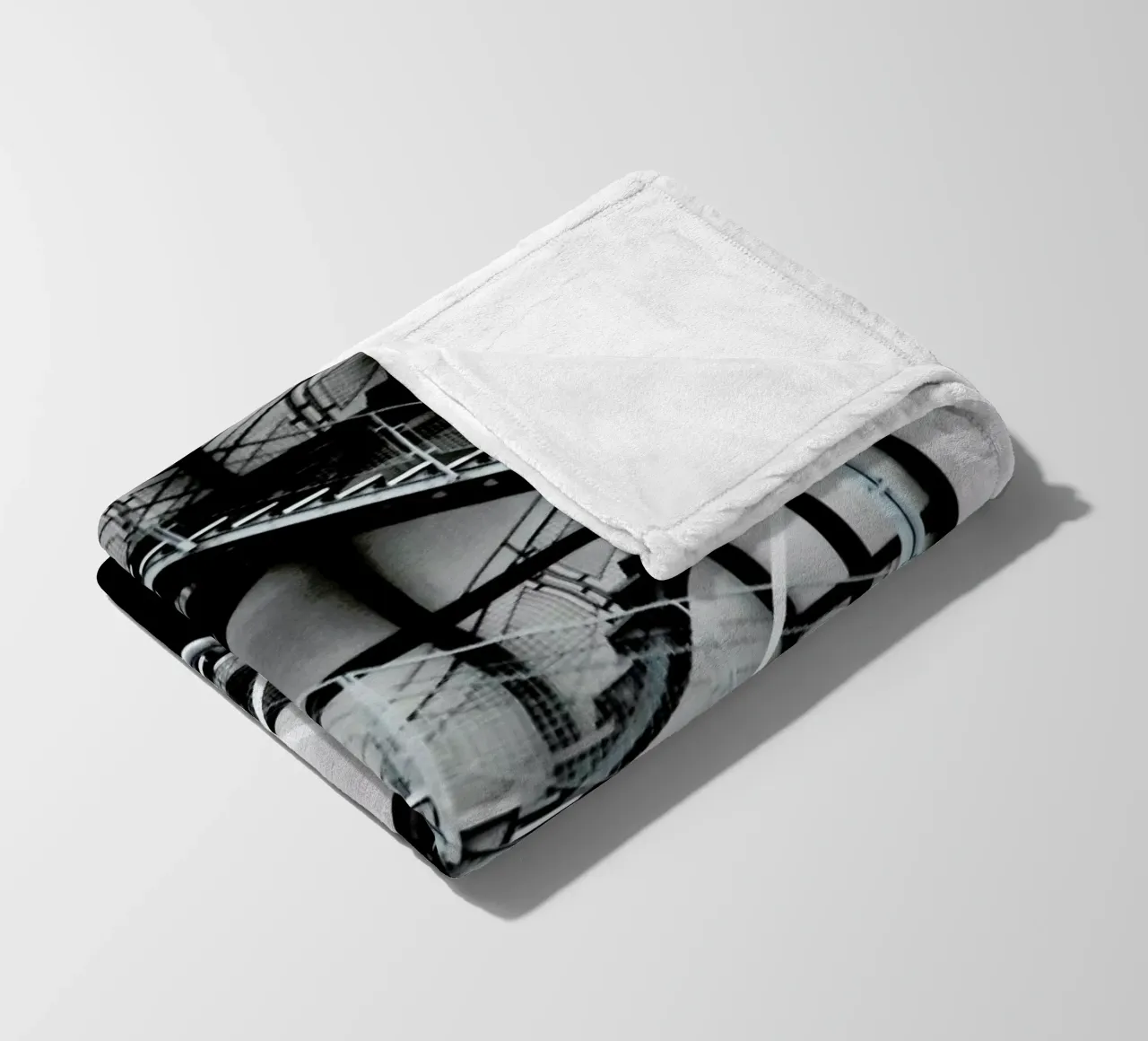 Gray fleecedeken van Sophie Etchart