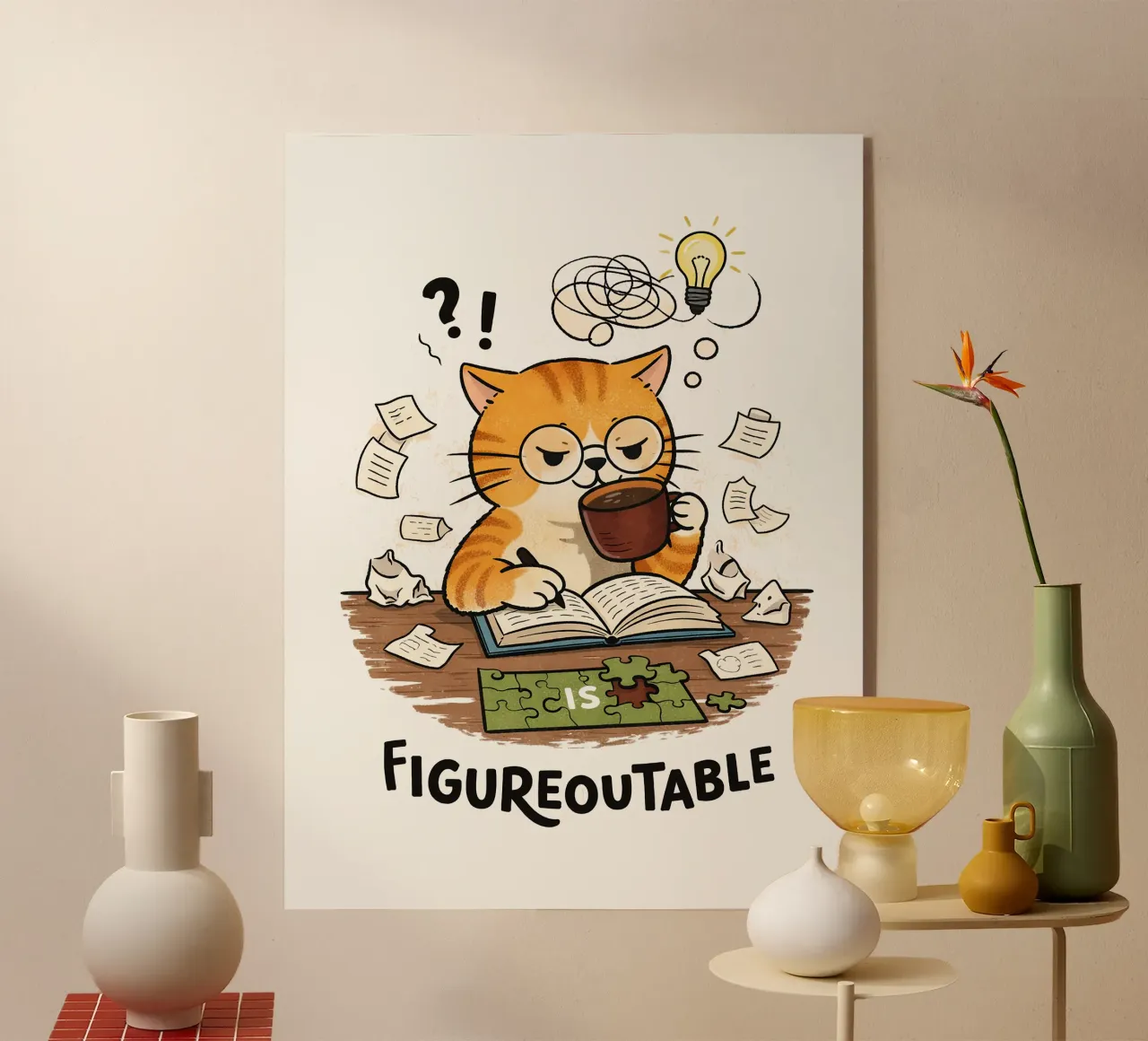 Everything Is Figureoutable plexiglass da Ninatokka