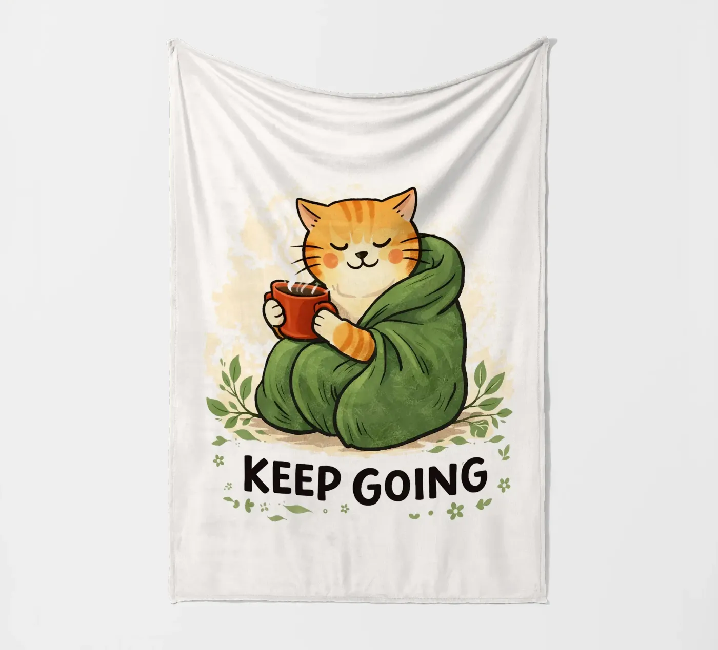 Keep Going plaid polaire de Ninatokka