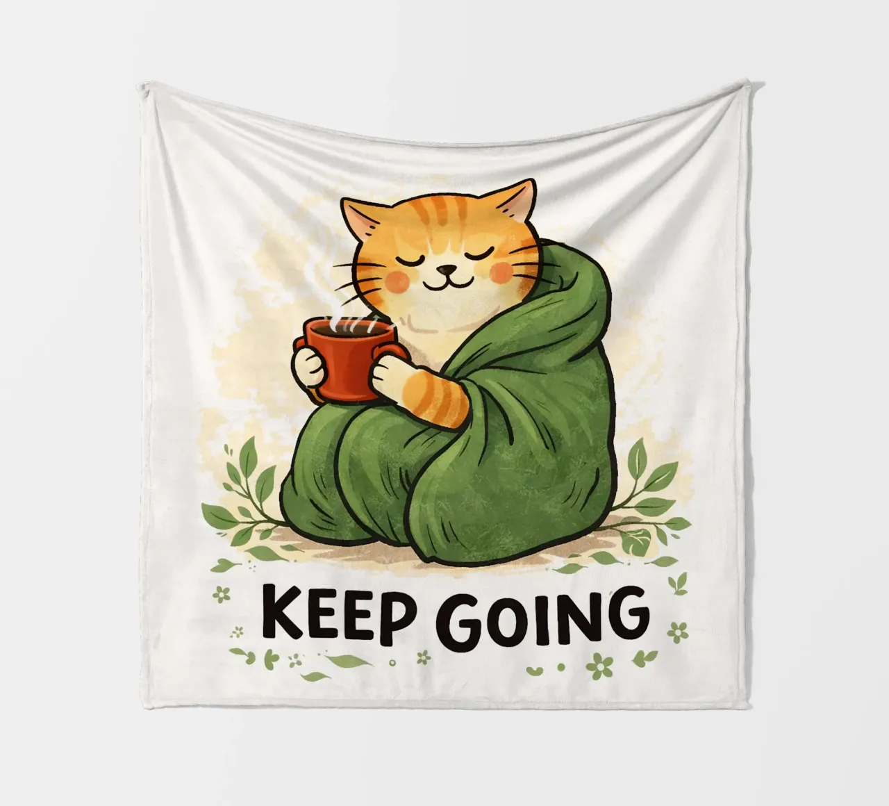 Keep Going fleecedeken van Ninatokka