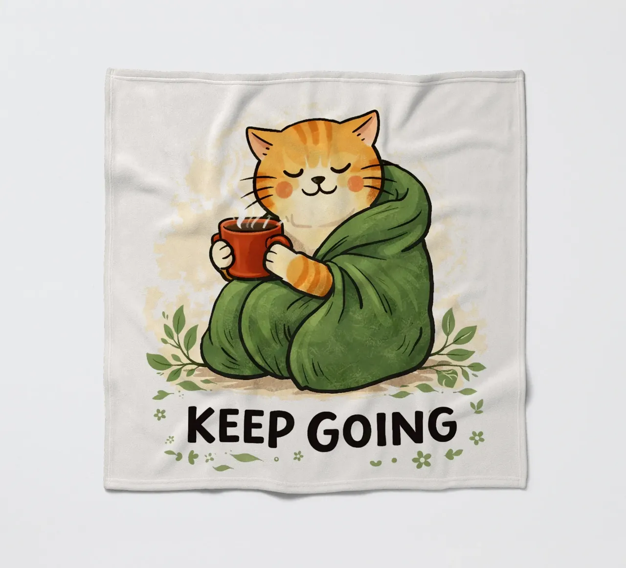 Keep Going fleecedeken van Ninatokka