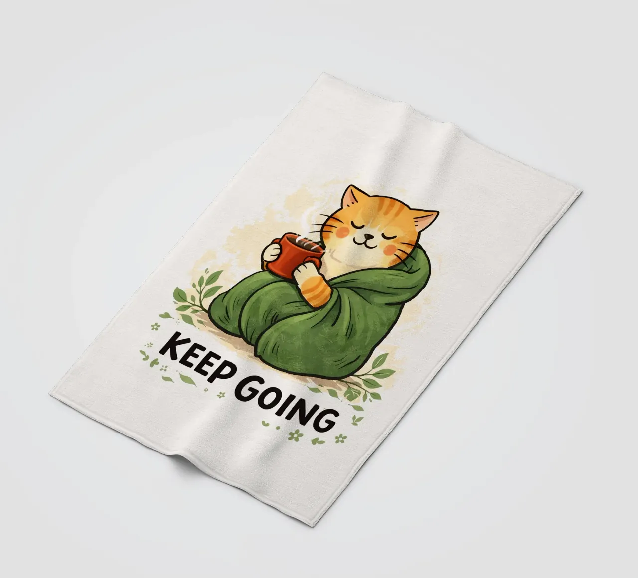 Keep Going fleecedeken van Ninatokka