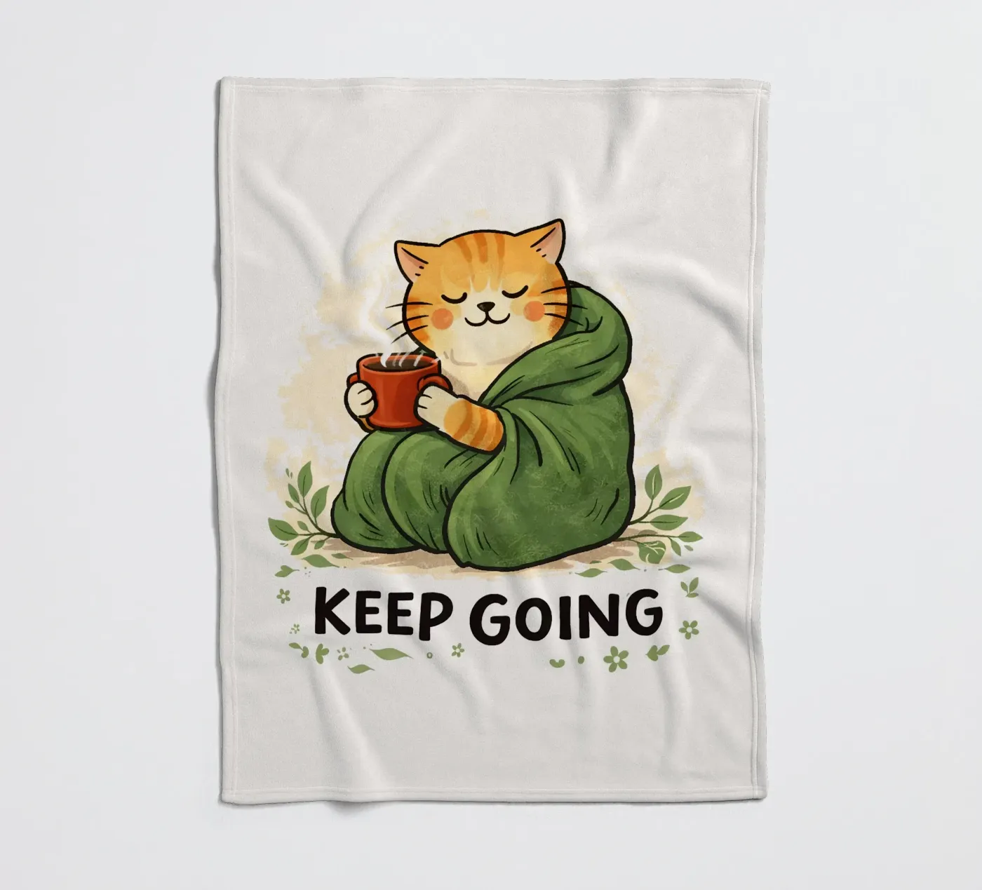 Keep Going plaid polaire de Ninatokka