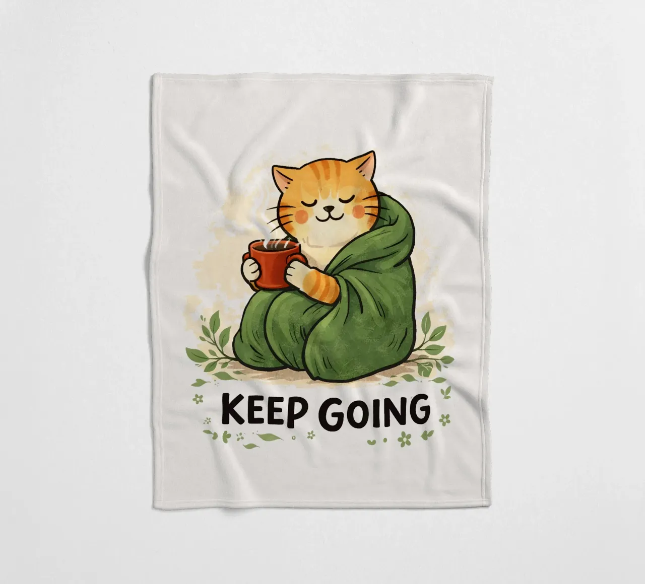 Keep Going fleecedeken van Ninatokka